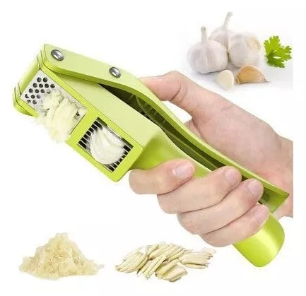 Tritura Ajo en Segundos · Picador Manual Acero Inoxidable Sin BPA
