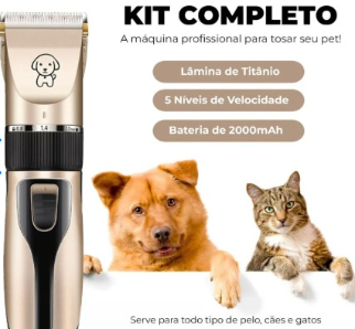 Kit Completo de Aseo Canino · Maquina Cortapelo 10 Piezas Silenciosa