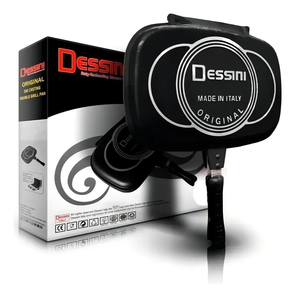 Sarten Doble Parrilla 36cm Antiadherente · Asa Sin Voltear