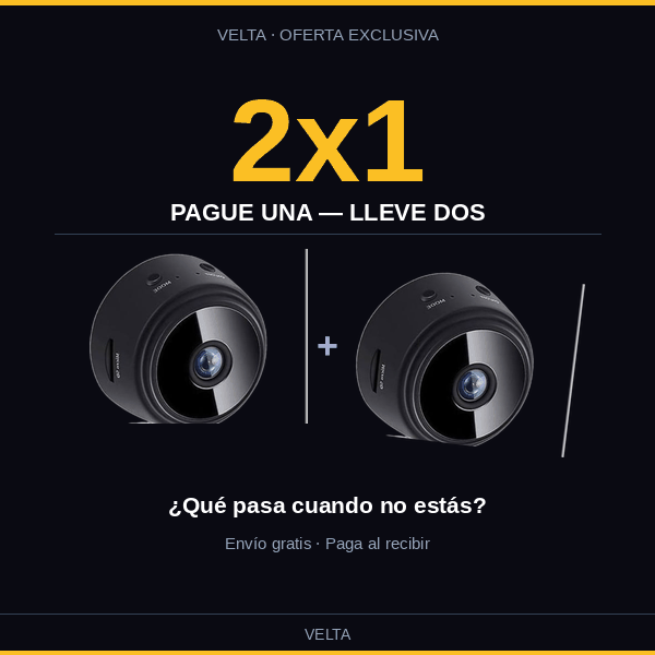 Mini Cámara Espía A9 WiFi 1080P HD — Pague 1 y Lleve 2 🔥