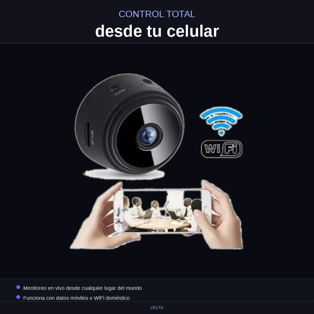 Mini Cámara Espía A9 WiFi 1080P HD — Pague 1 y Lleve 2 🔥