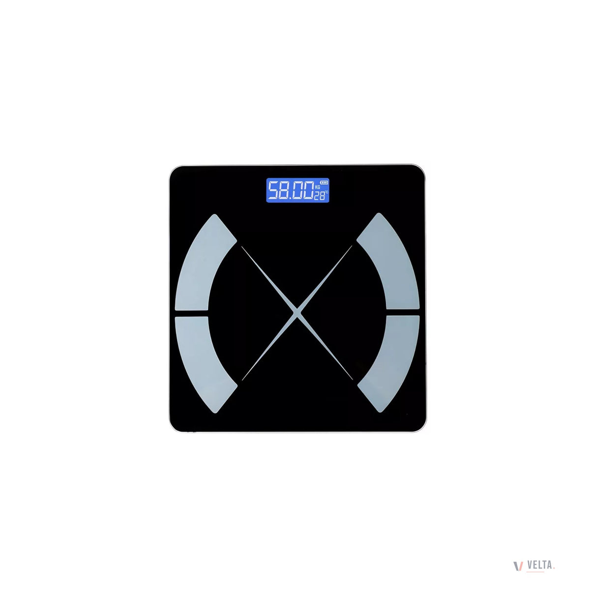 Bascula Inteligente Bluetooth · Mide 13 Datos Corporales en 5 Segundos